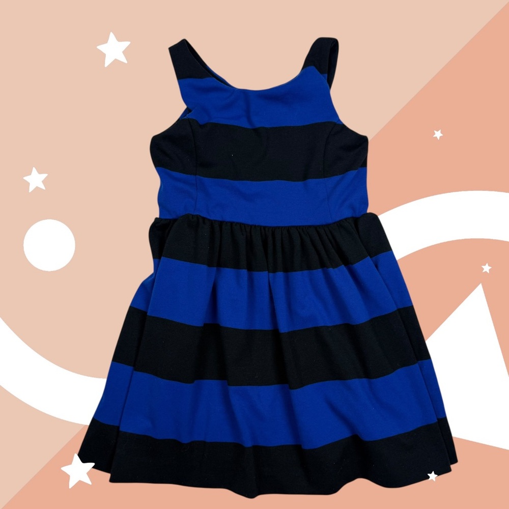 Polo by Ralph Lauren Kids Dress in Blue and Black Stripes